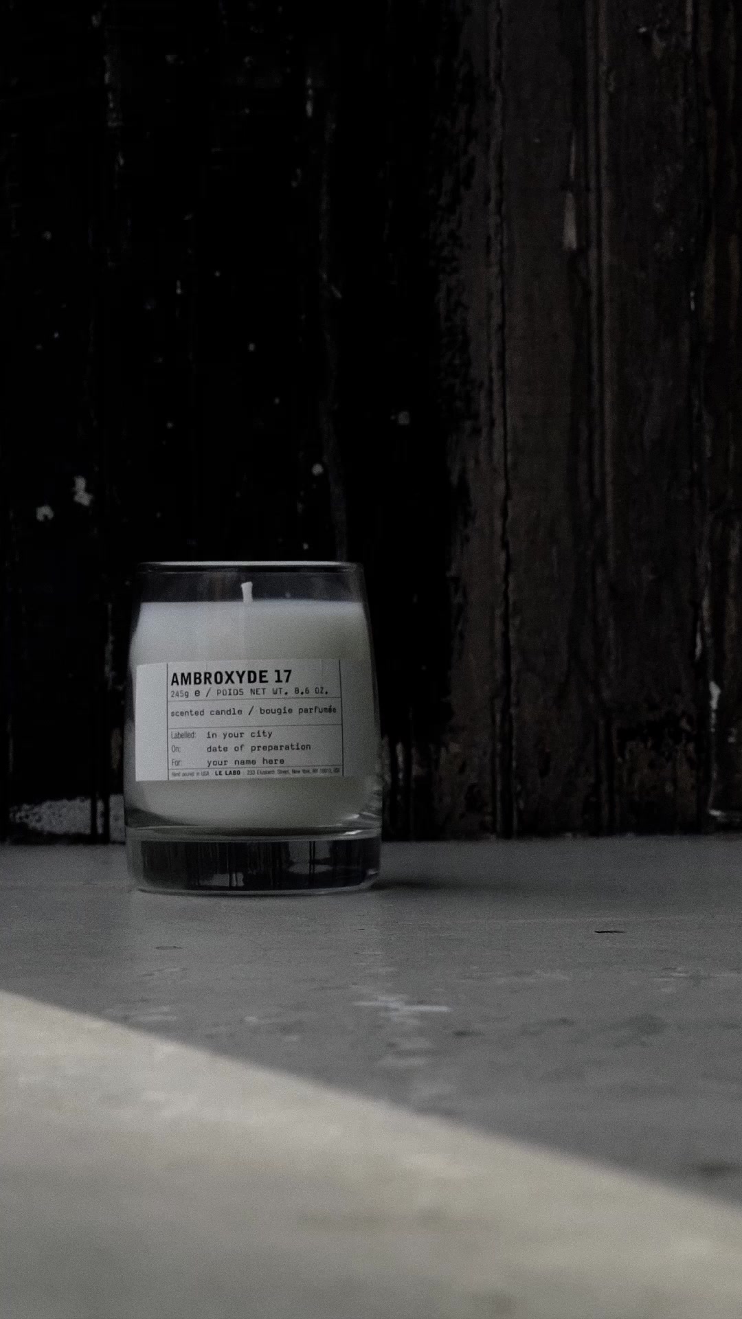 Le Labo Fragrances Facebook ad
