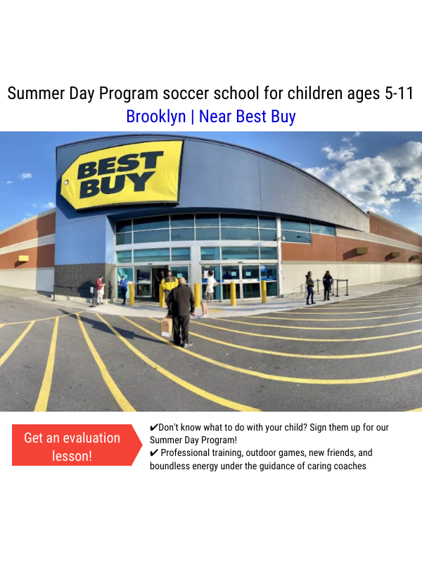 Школа футбола Bridgeview Soccer Academy в Бруклине Facebook ad: Professional training, outdoor games, new friends, and…