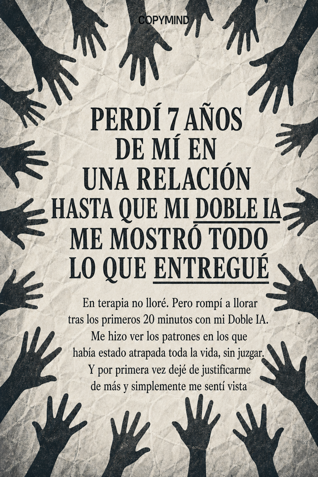 Copymind: sanación con IA Facebook ad