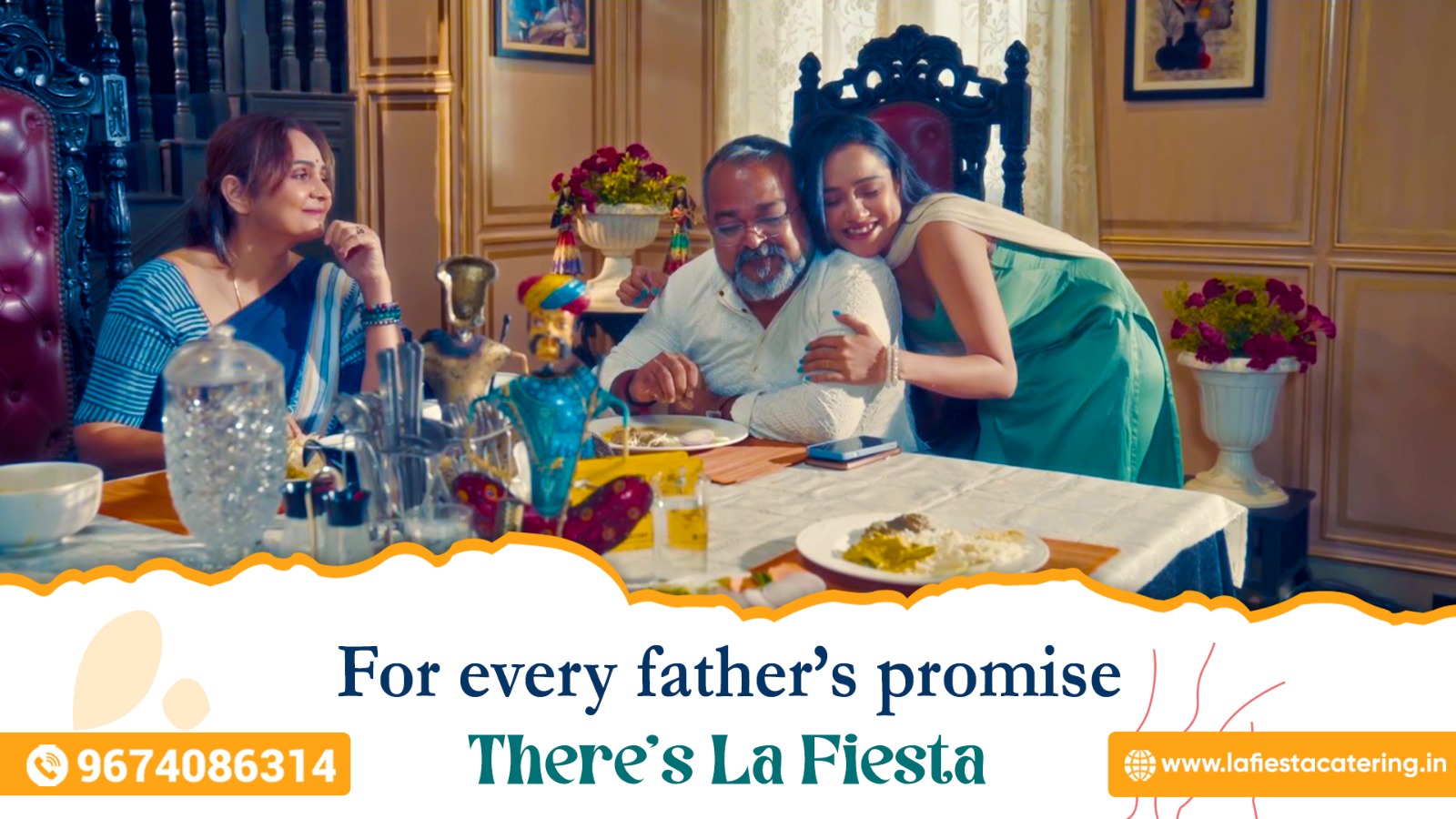La Fiesta Catering Services Facebook ad: For every father’s promise, there’s La Fiesta.