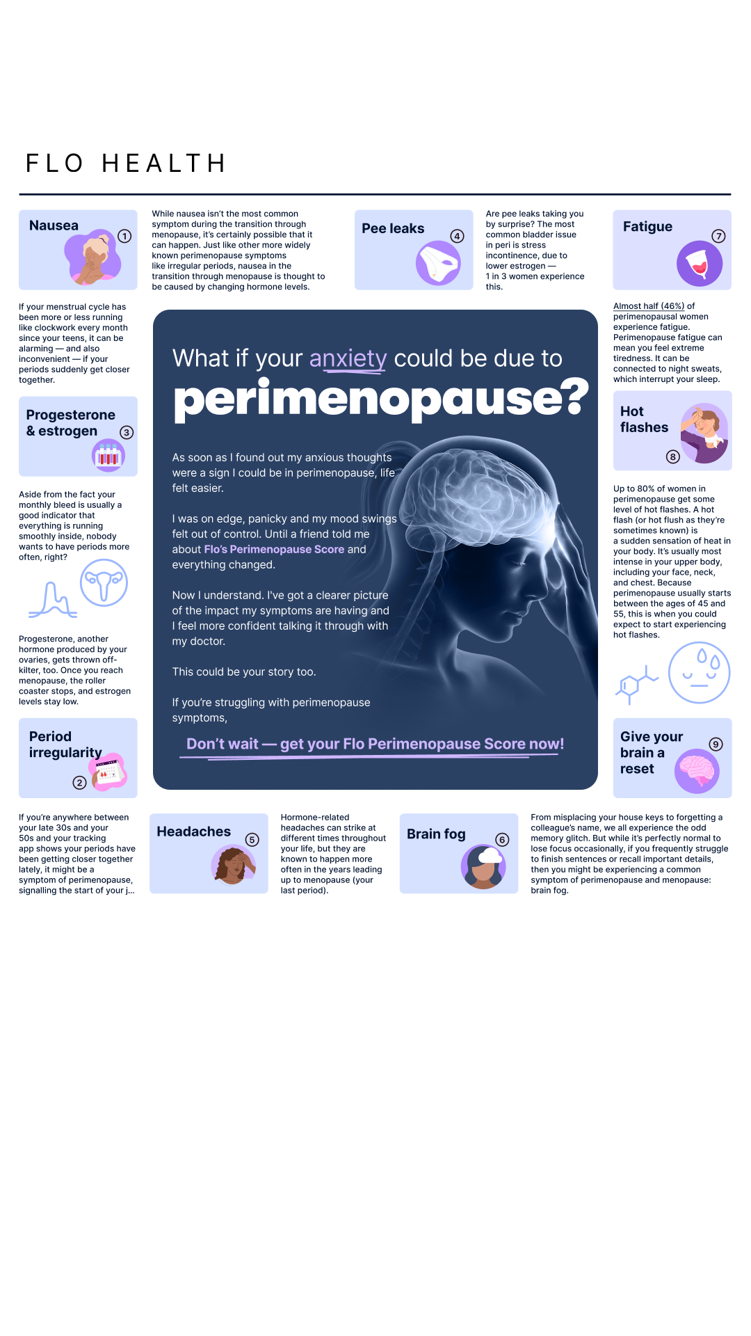 Flo For Perimenopause Facebook ad
