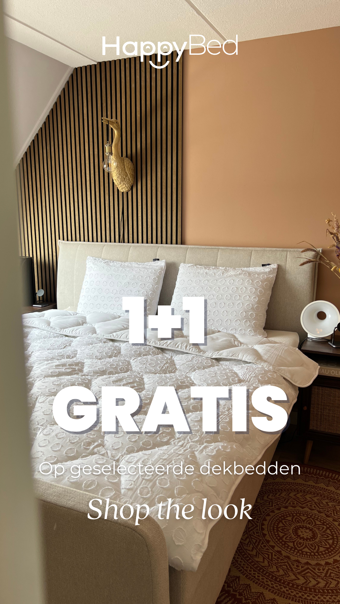 HappyBed Facebook ad