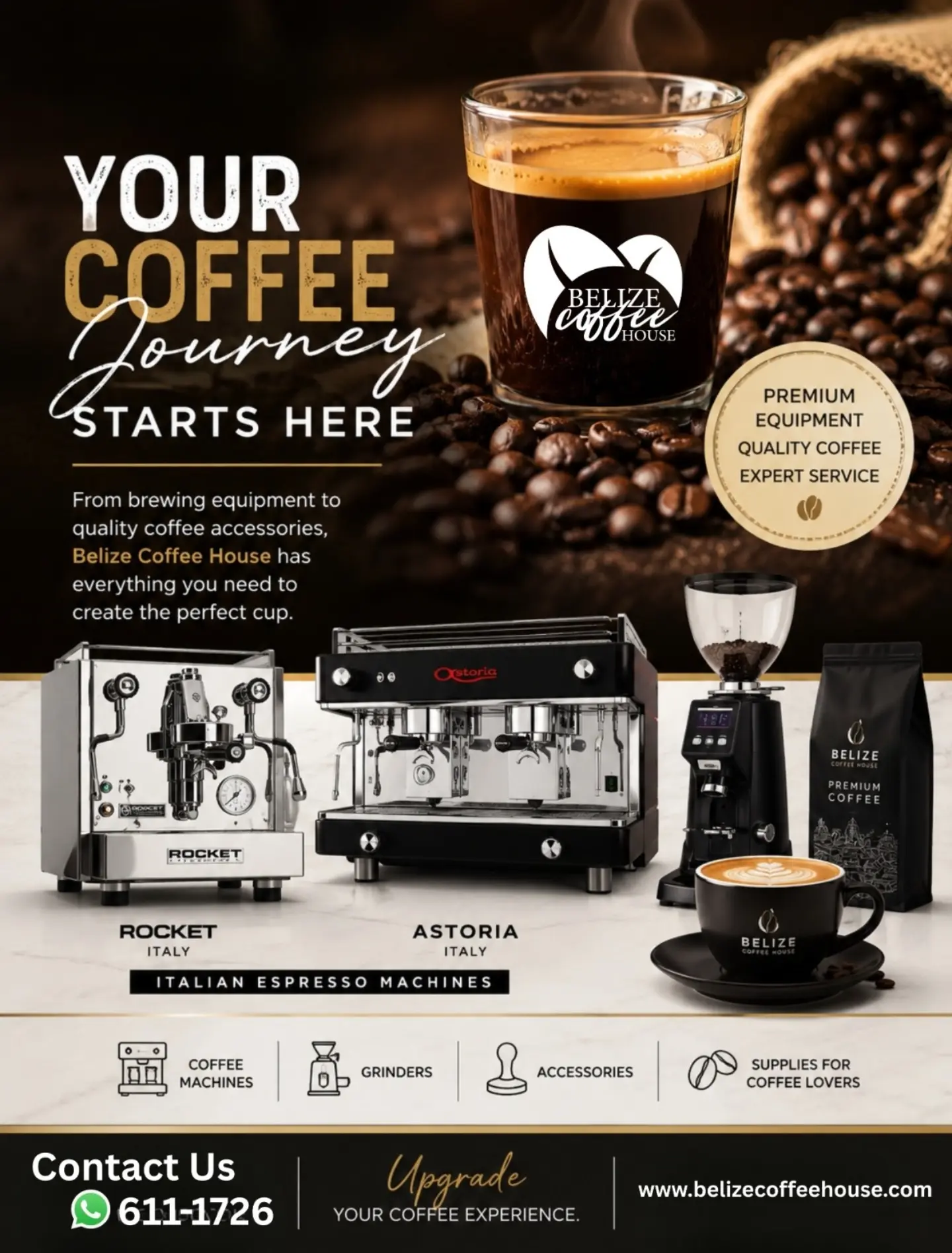 Belize Coffee House Facebook ad