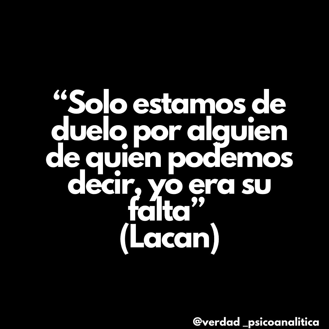 Verdadpsicoanalitica Facebook ad: Amar no es poseer al otro, sino ofrecerle…