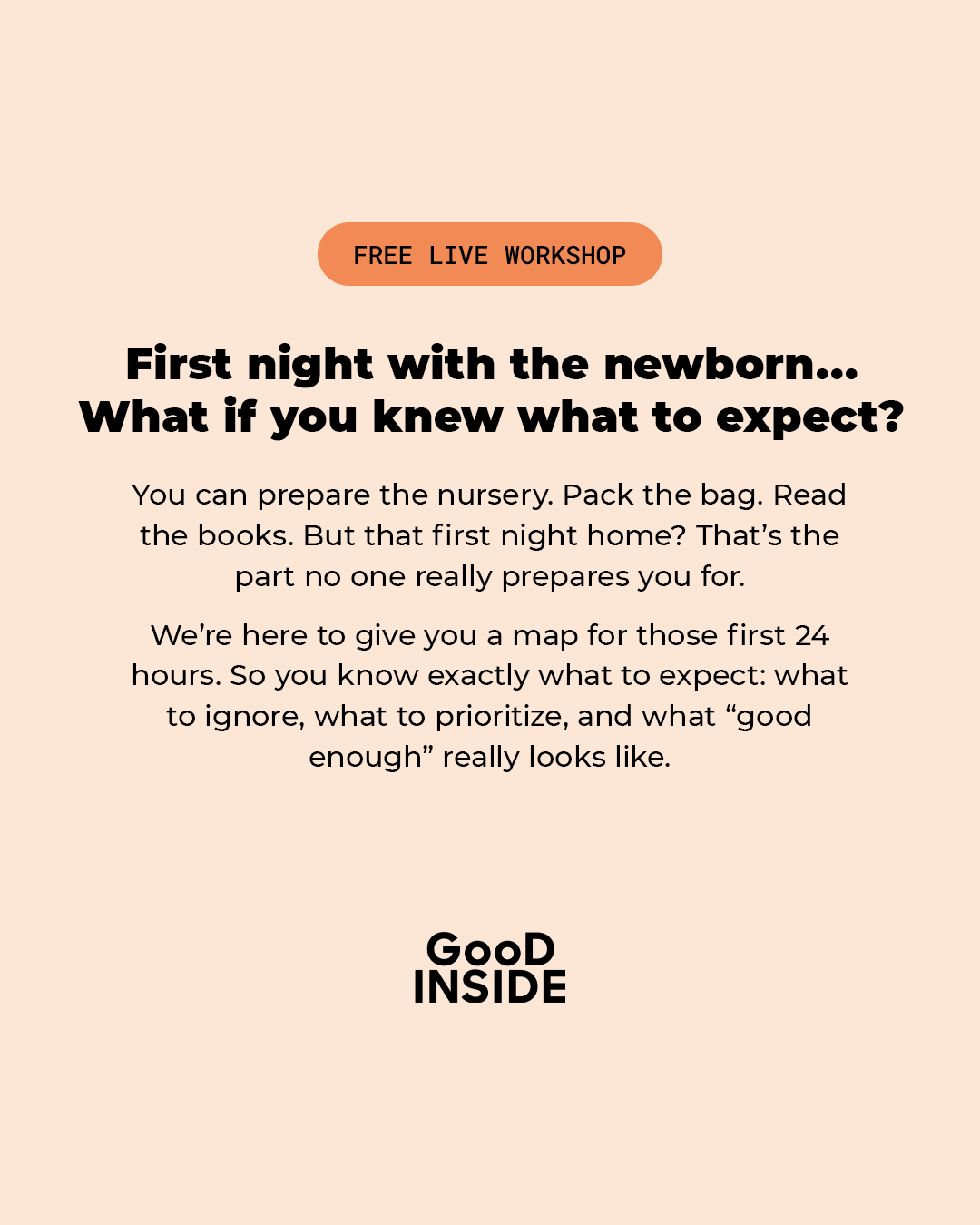 Good Inside Baby Facebook ad