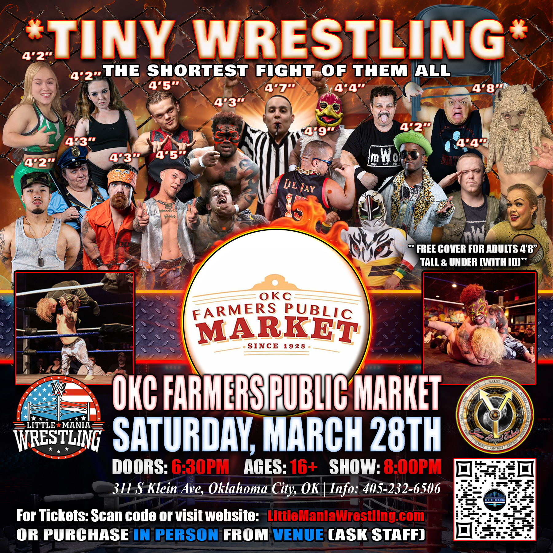 Little Mania Wrestling Facebook ad