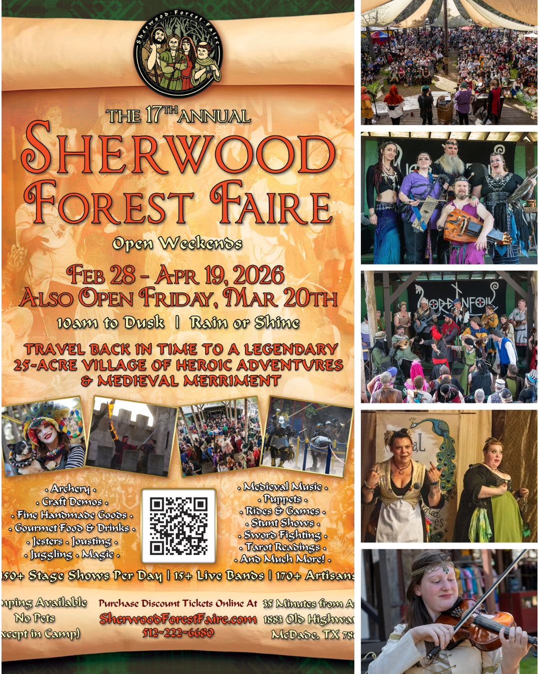 Sherwood Forest Faire Facebook ad