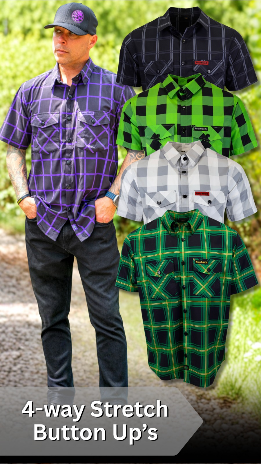 Demons Behind Me Inspirational Clothing & Apparel Facebook ad
