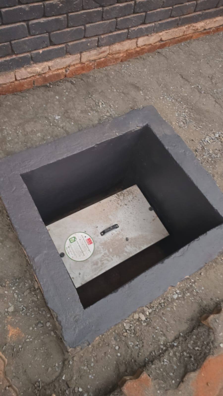 Kwena Construction Facebook ad: Industrial Plumbing & Drainage Upgrade Completed!