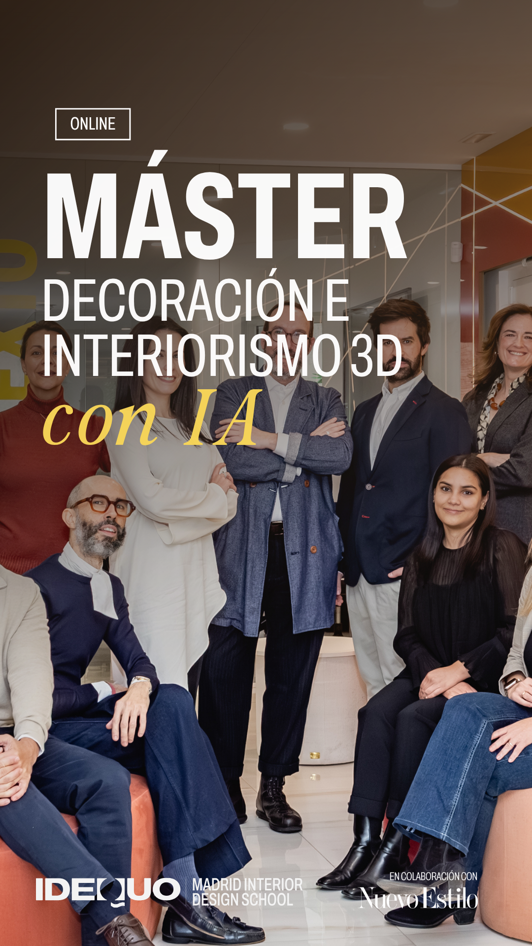 Idequo - Madrid Interior Design School Facebook ad from Jul 31, 2026
