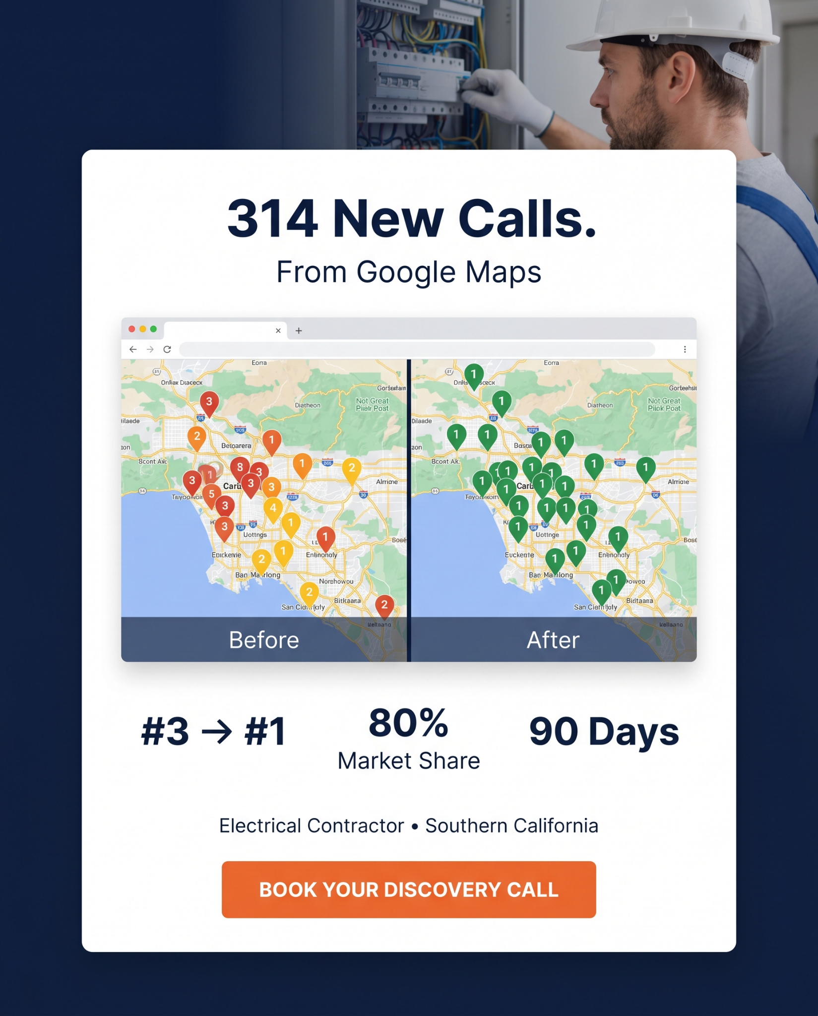 VerityConnect AI Facebook ad: Get Every Electrical Lead Booked Instantly