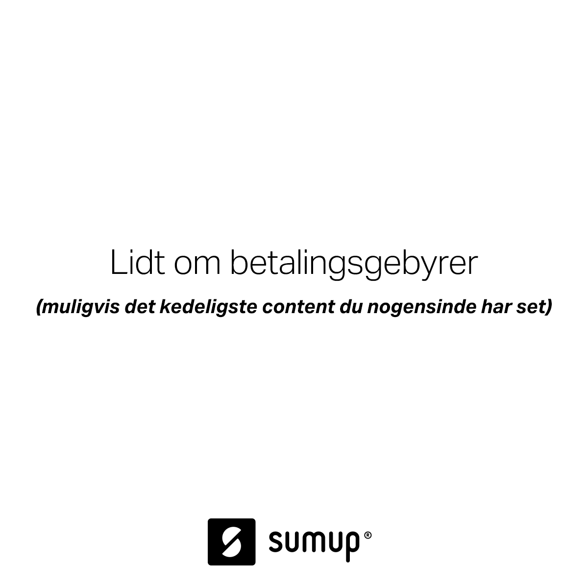 SumUp DK Facebook ad