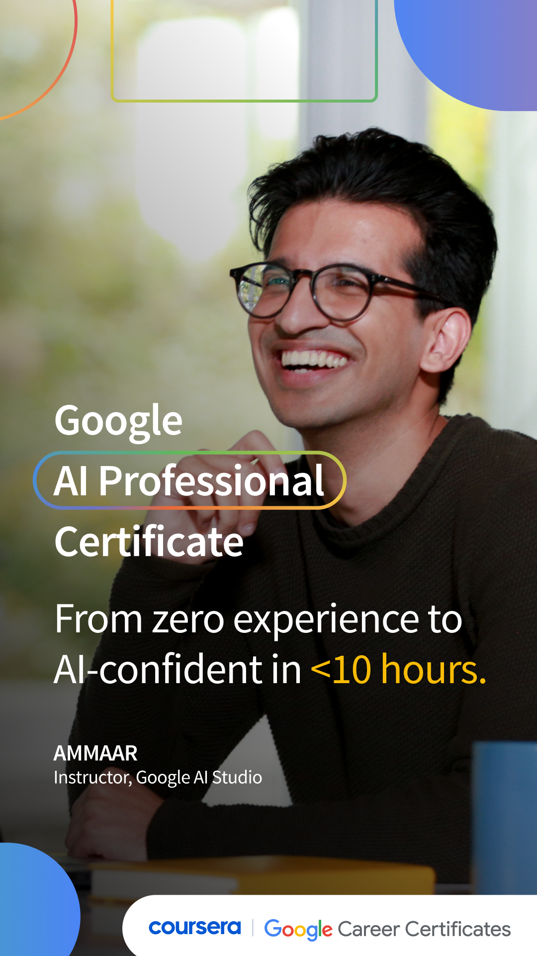 Coursera Facebook ad