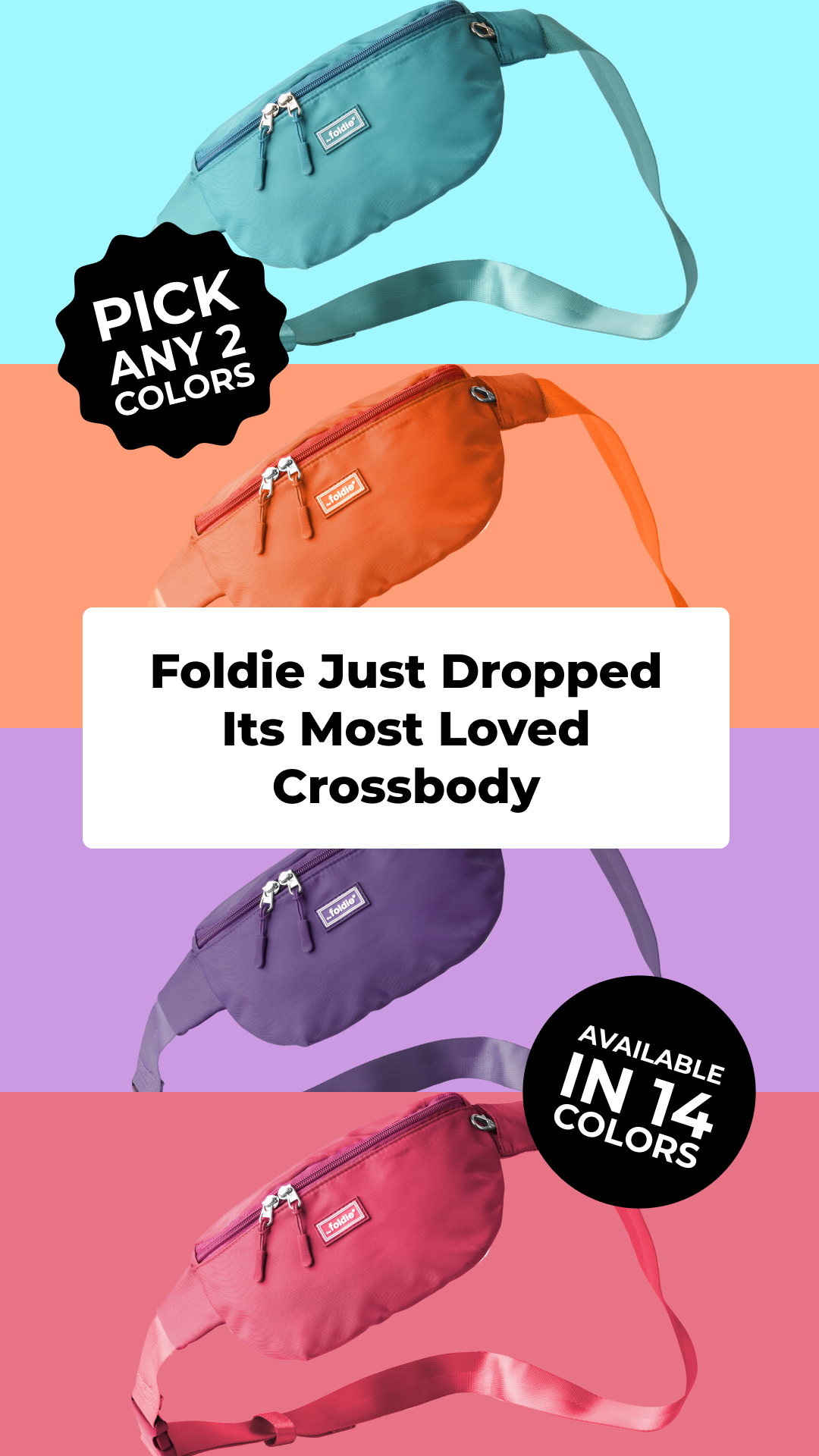 The Foldie Facebook ad from Feb 24, 2026