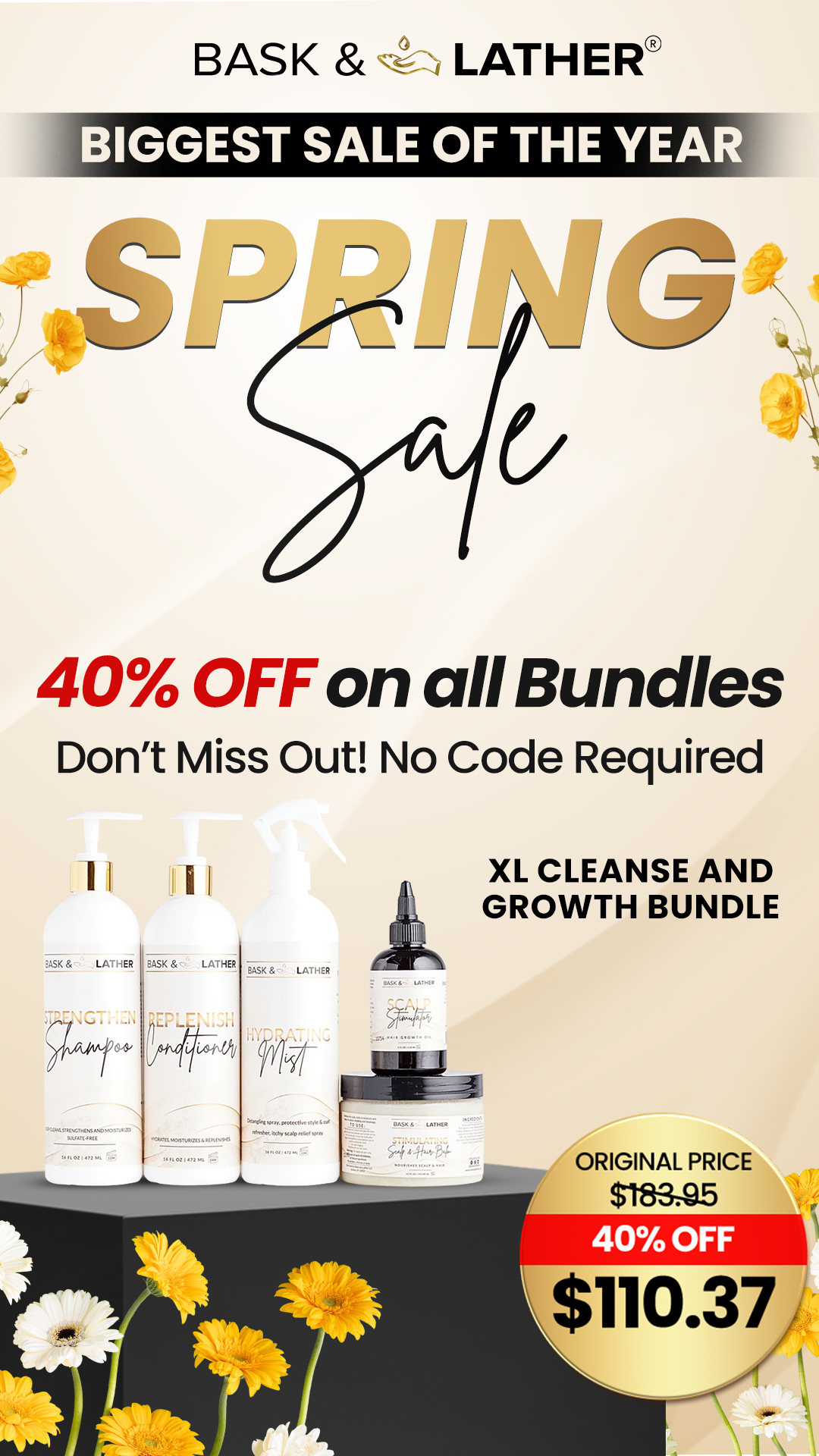 Bask & Lather Co Facebook ad