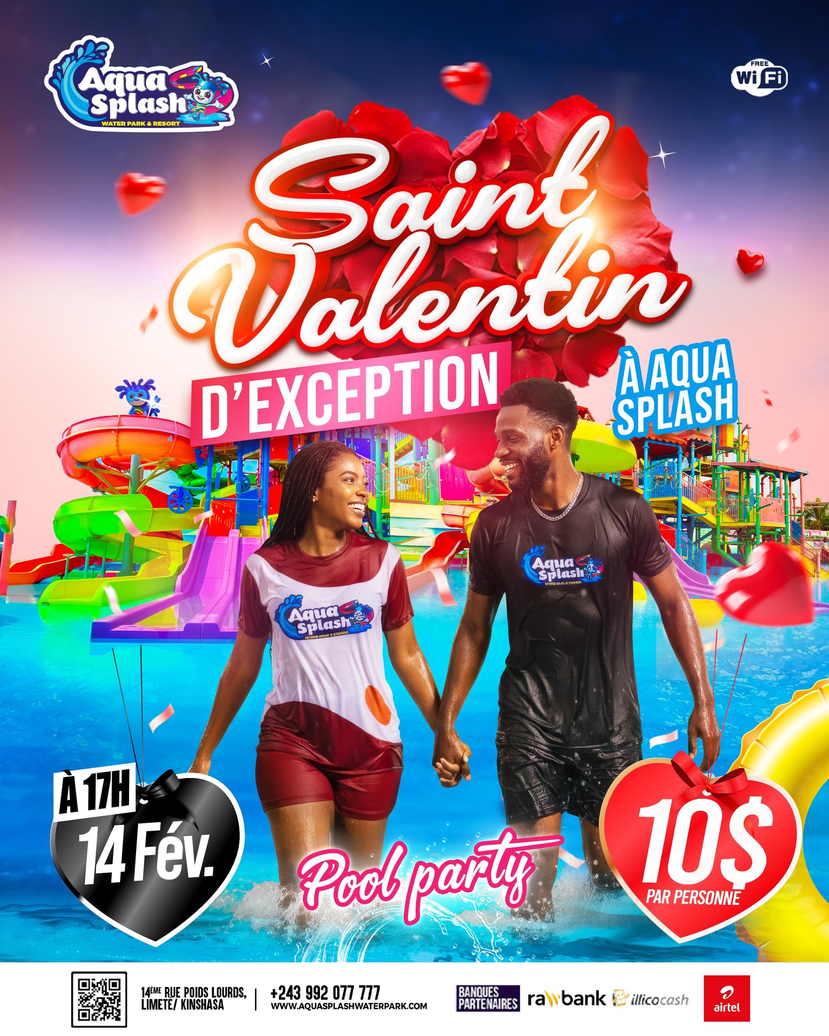 Aqua Splash Facebook ad