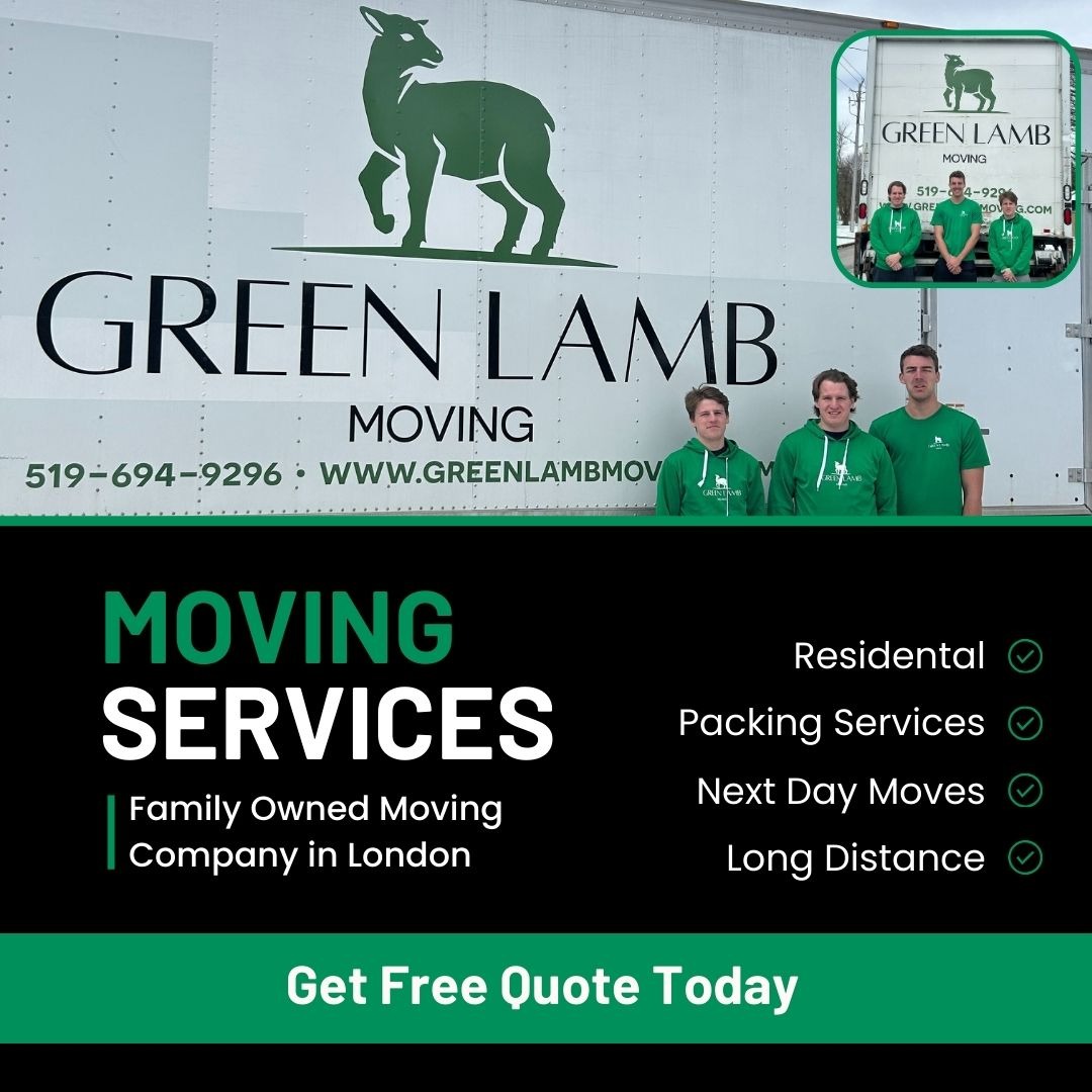 Green Lamb Moving Facebook ad from Sep 16, 2024