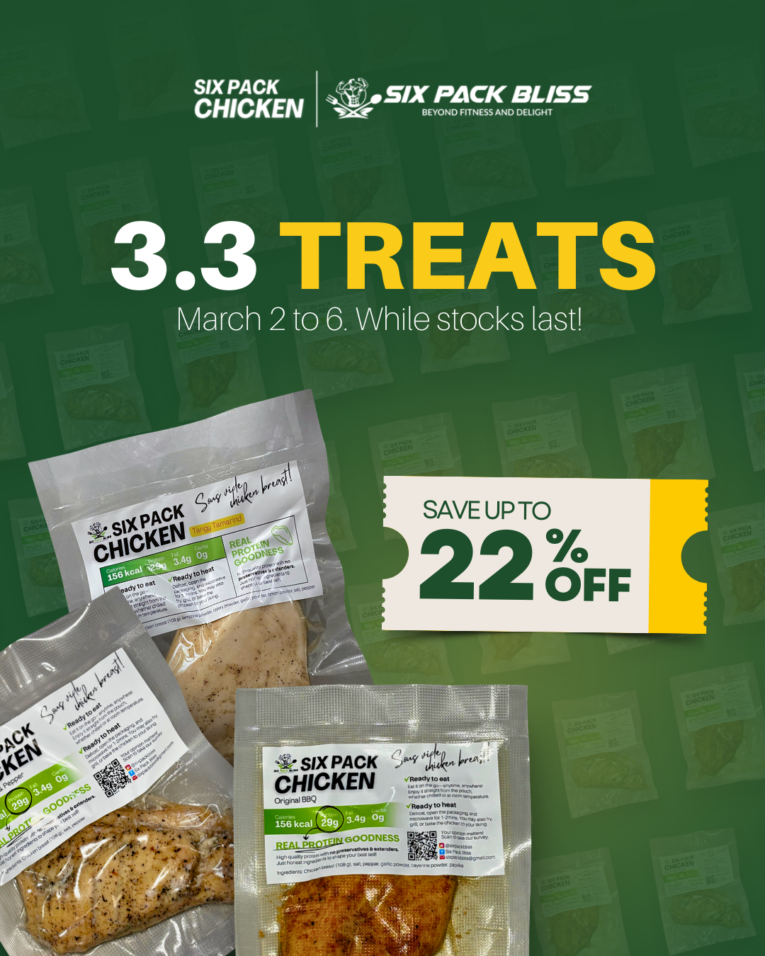 Six Pack Bliss Facebook ad