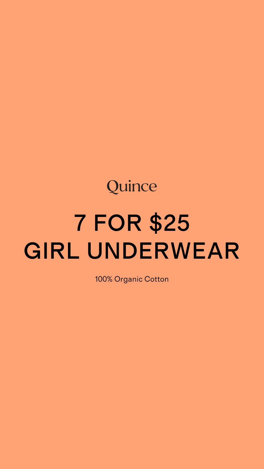 Quince Facebook ad