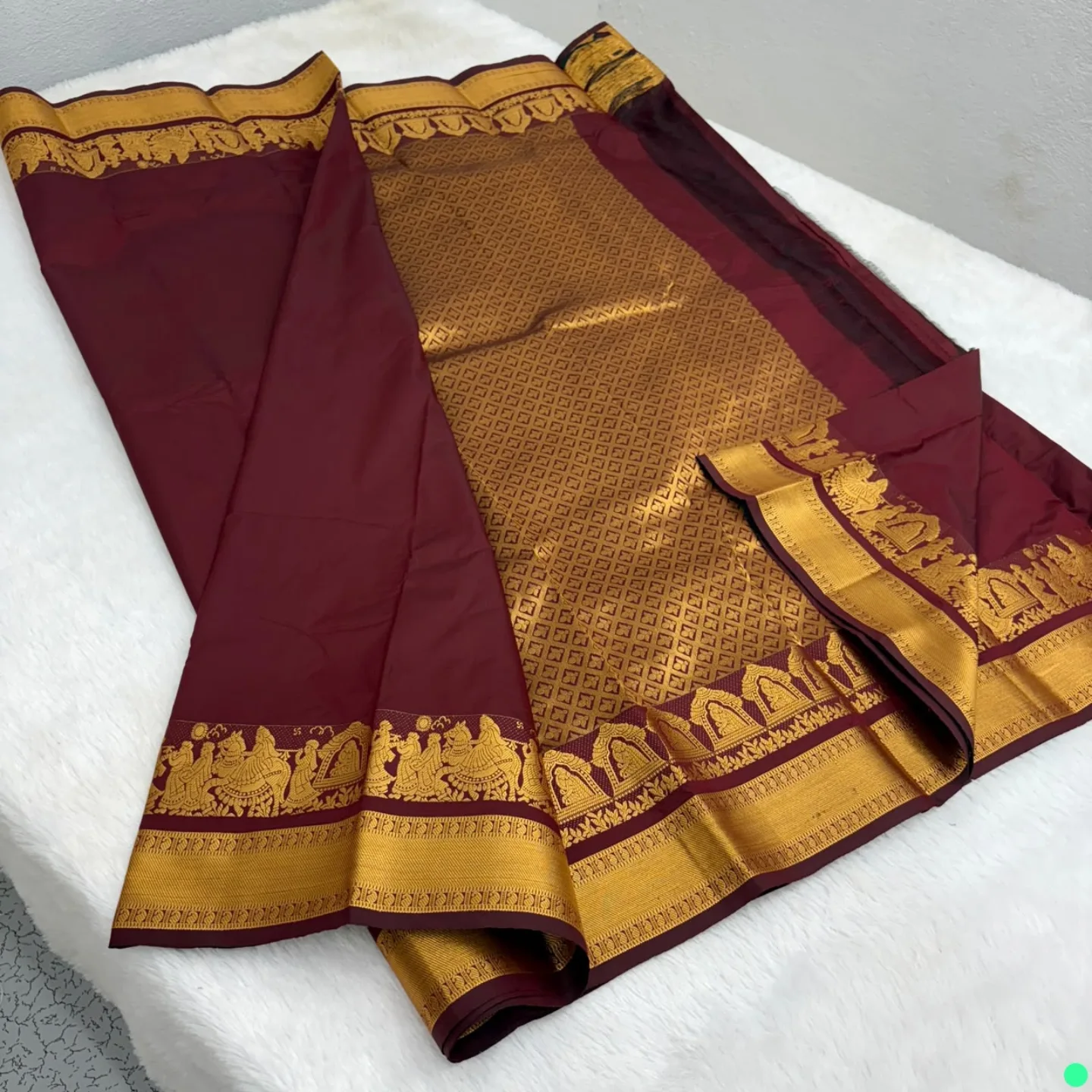 uvvishnu_saree_collection Facebook ad: *KANCHIPURAM DOUBLE SIDE PALLAKU DESIGN SOFT SILK SAREES*