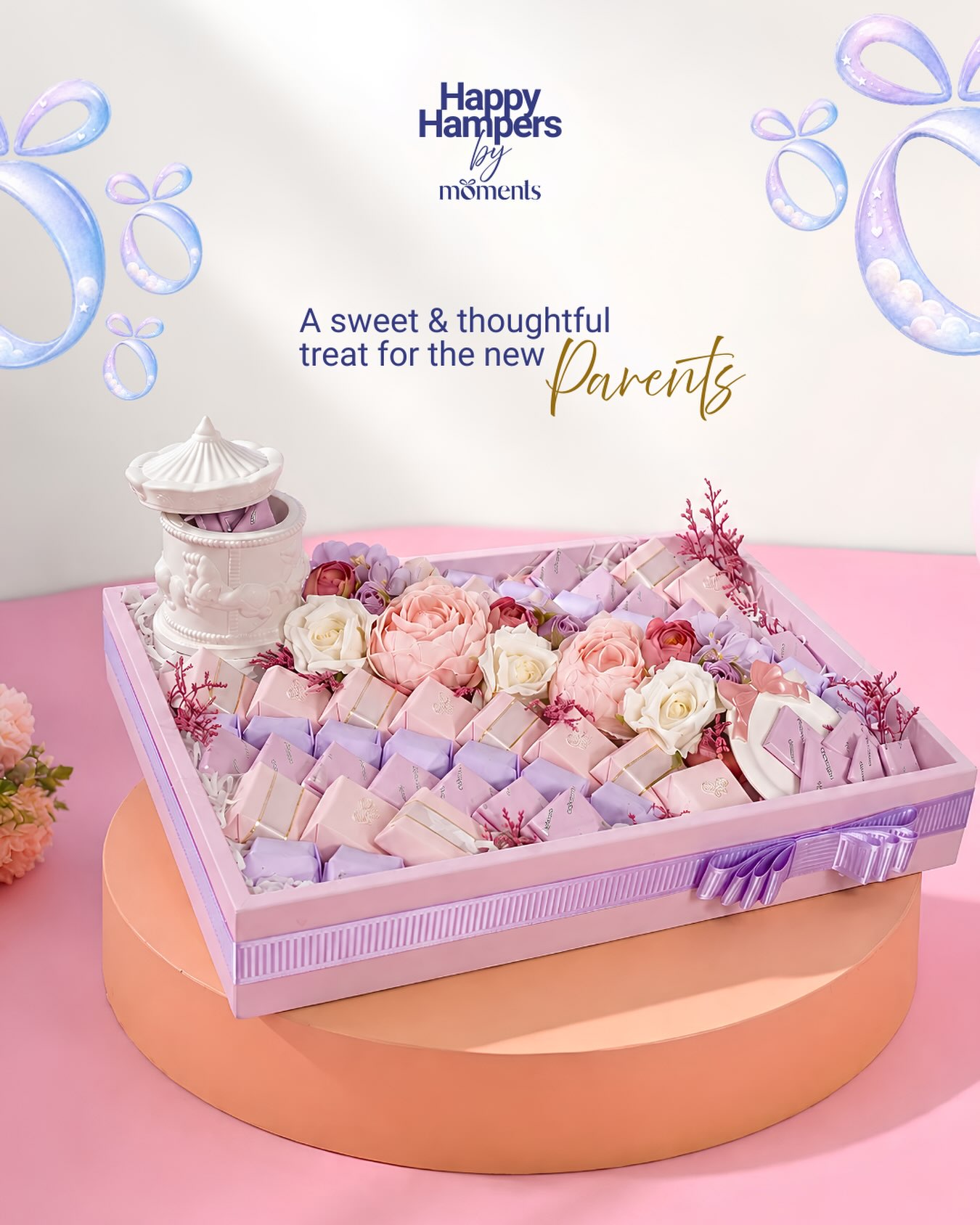 Moments Gift Shop Facebook ad: A little sweetness for the new parents, because…