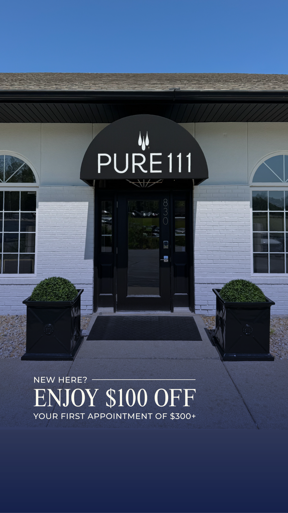 Pure 111 Medical Aesthetics Facebook ad