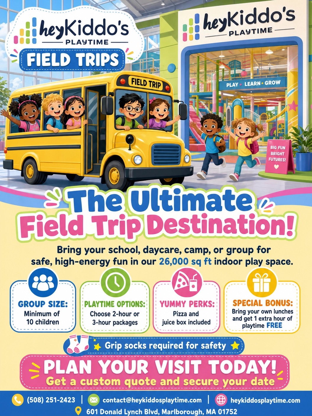 Hey Kiddo's Playtime Facebook ad