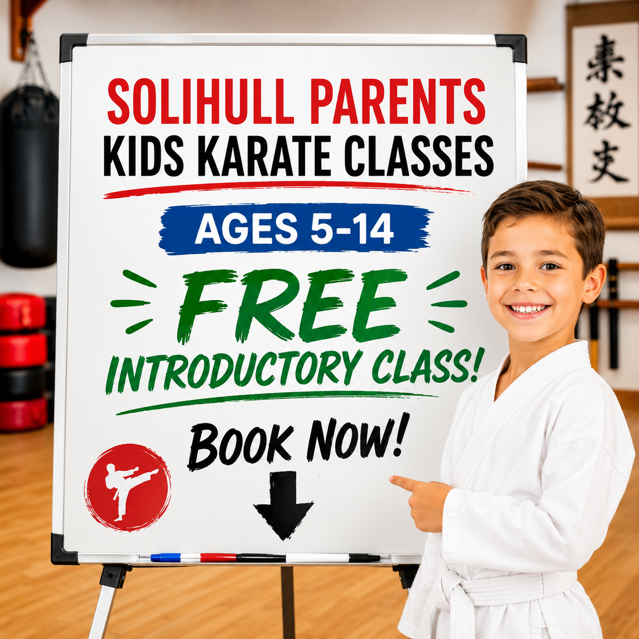 LGMA Kids Karate Solihull Facebook ad: Unlock Your Child's Potential!