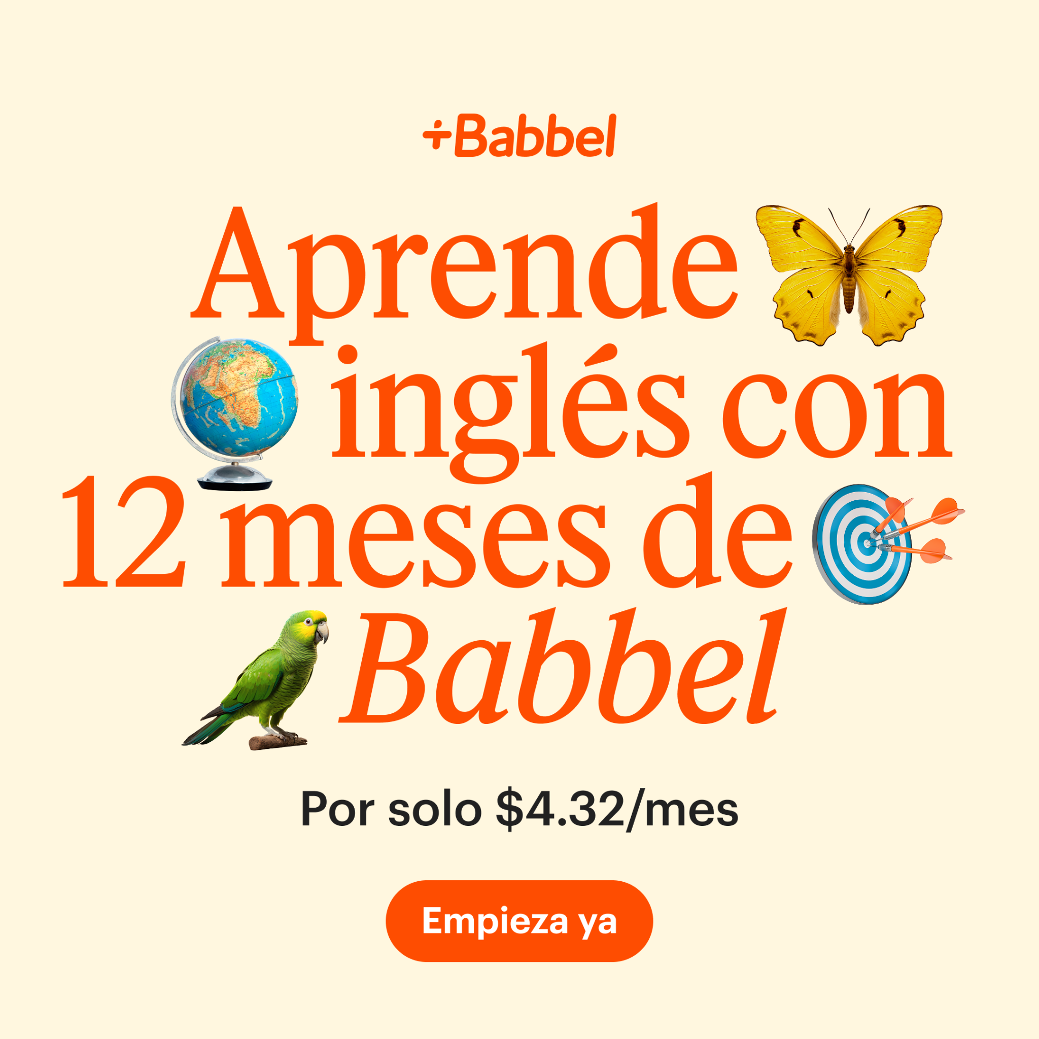 Babbel Facebook ad