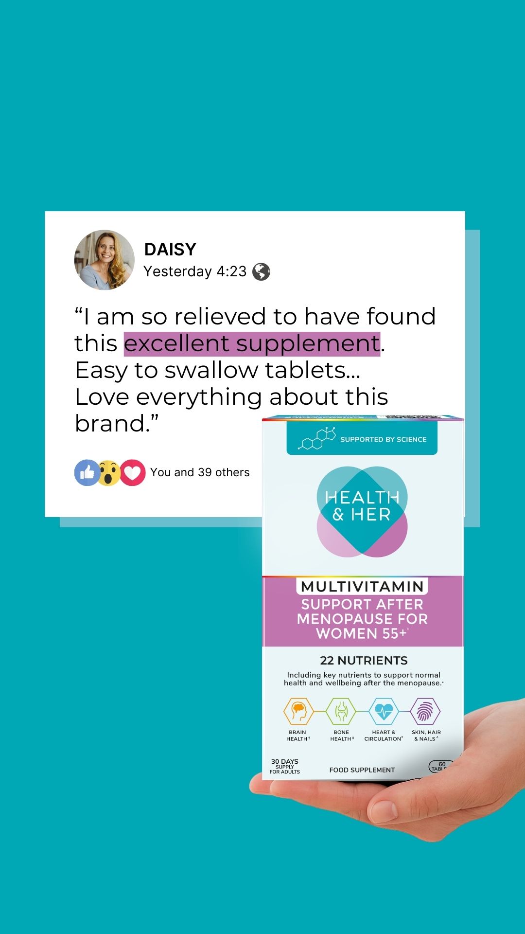 Health & Her Facebook ad