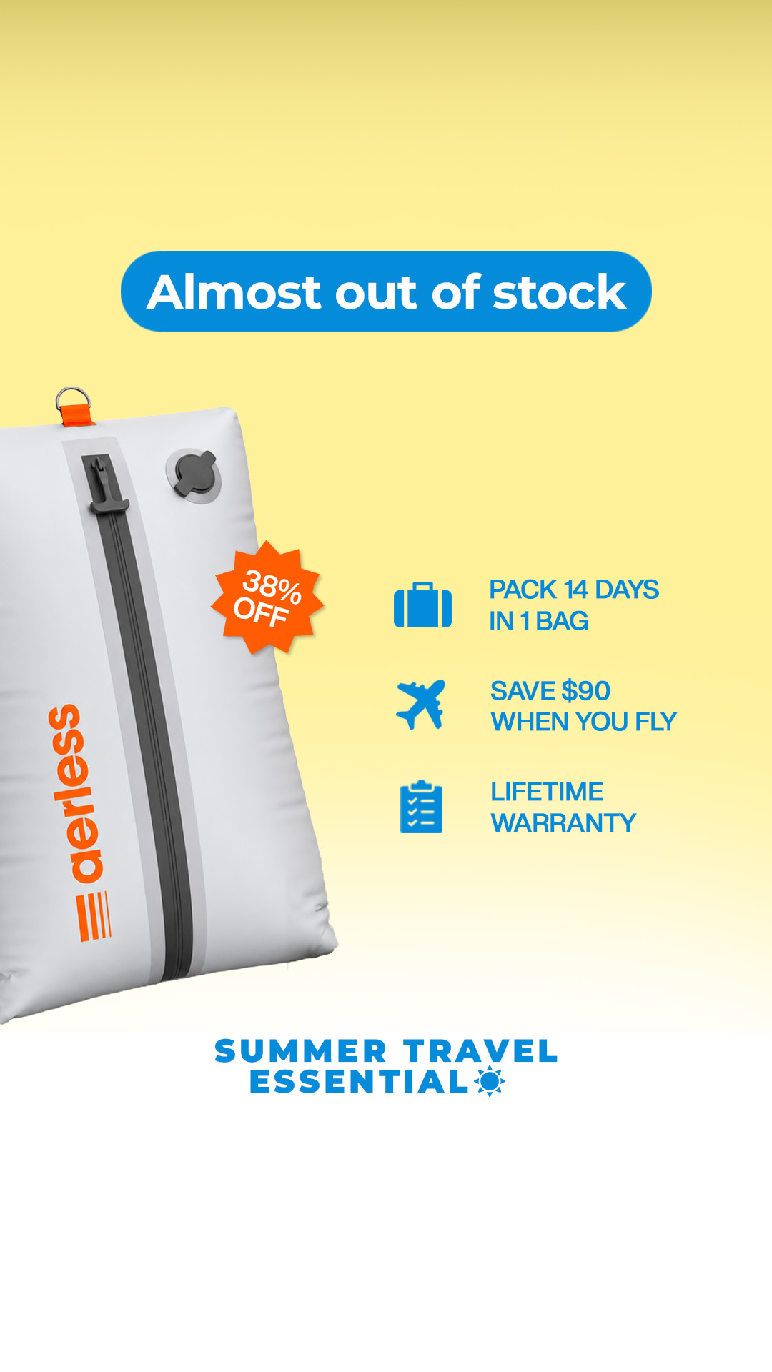 Aerless Facebook ad
