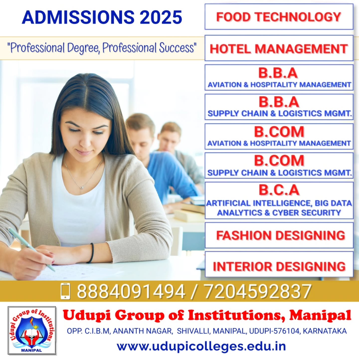 udupi_group_of_institutions Facebook ad from Mar 21, 2025