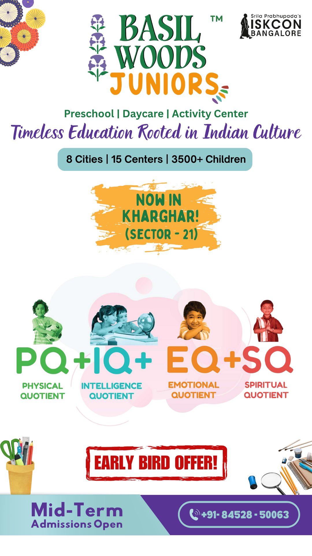 Basil Woods Juniors - Preschool and Day Care. Chembur, Mumbai Facebook ad from Apr 24, 2026