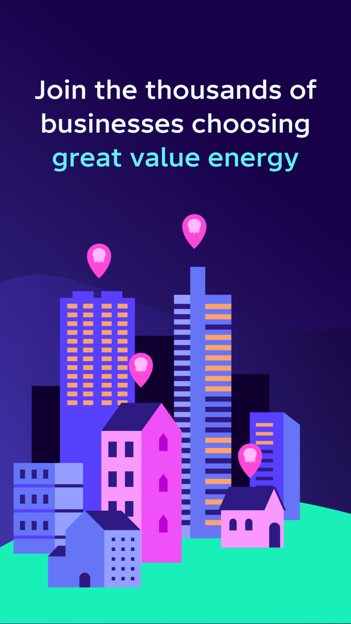 Octopus Energy for Business Facebook ad: Rated 4.9/5 on Trustpilot