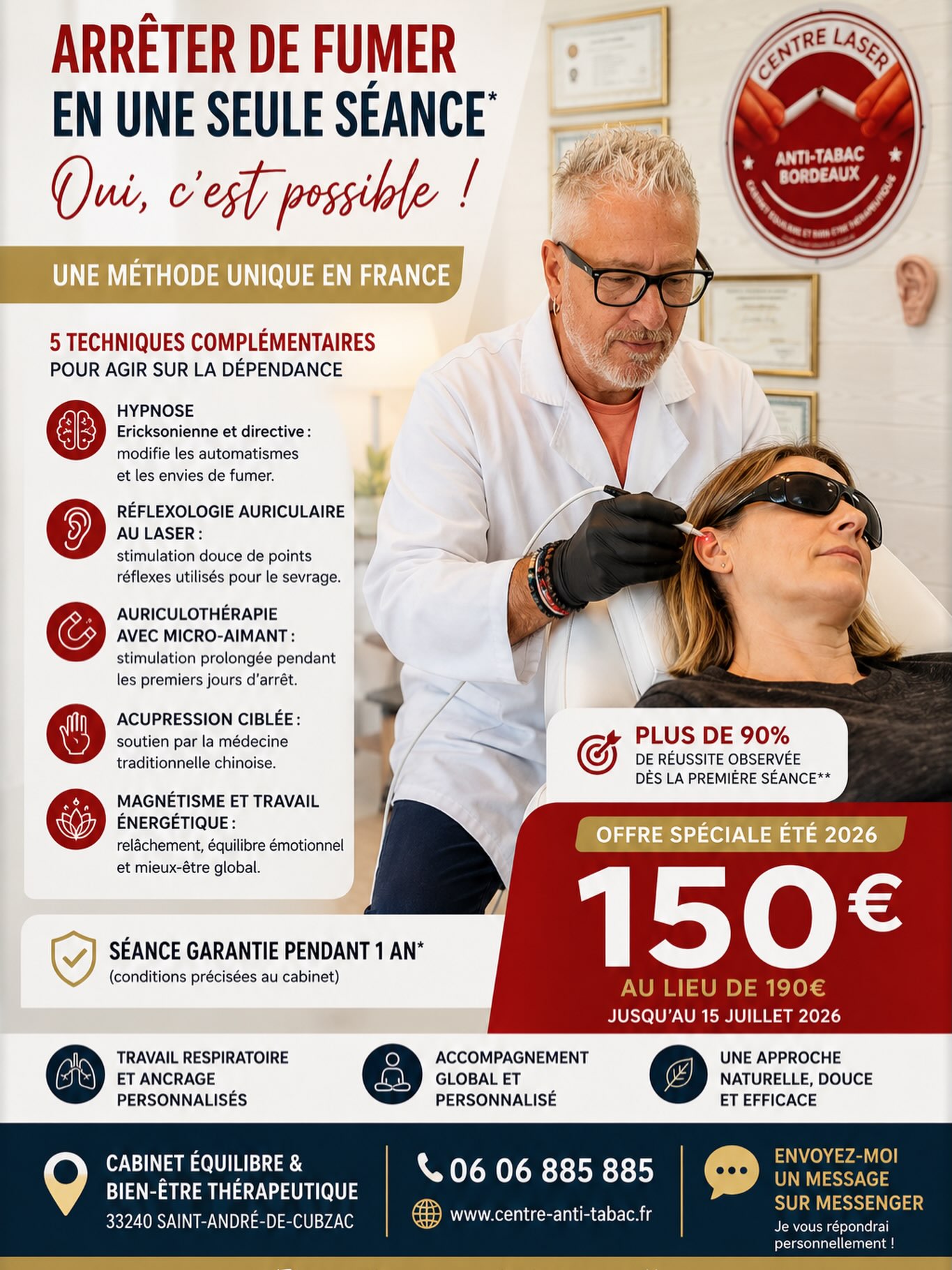 Équilibre et bien-être thérapeutique  Facebook ad