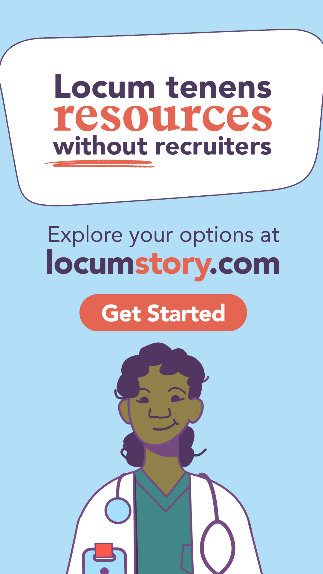 Locumstory.com Facebook ad
