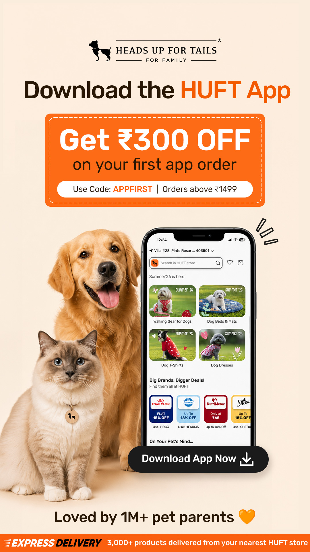 Heads Up For Tails Facebook ad