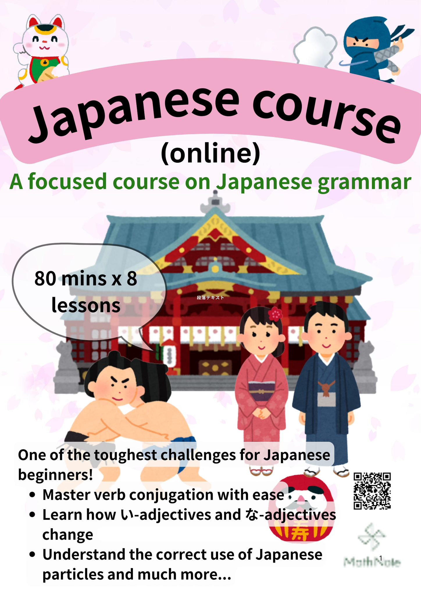 JLPT Singapore Facebook ad: Learn Japanese Grammar with Confidence, Online Beginner…