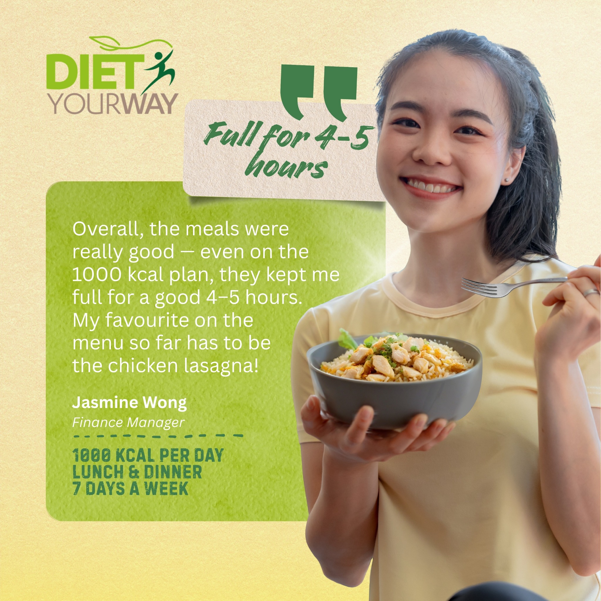 Diet Your Way Facebook ad: Start Your Journey Now!