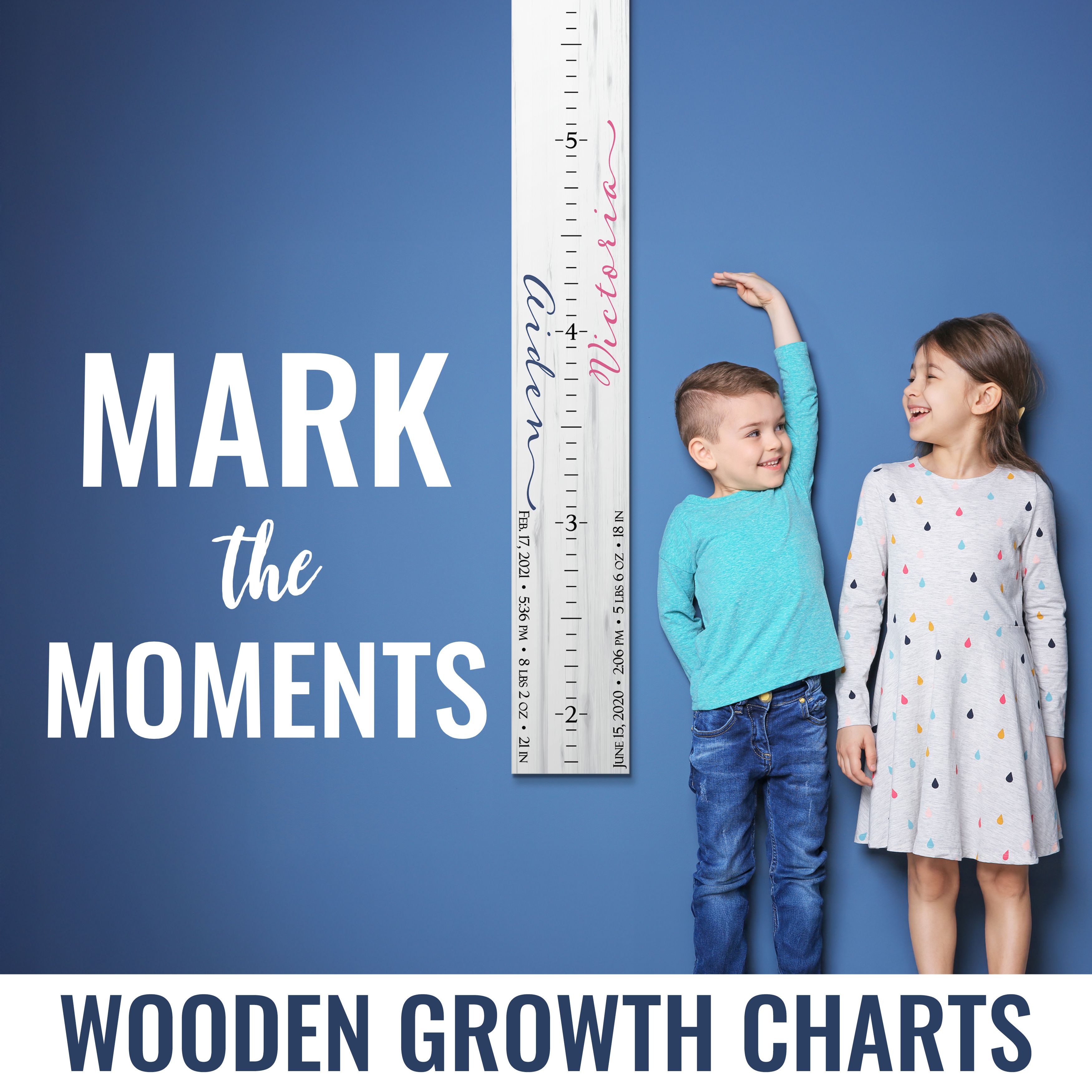 Back40Life Facebook ad: Custom Wood Growth Charts