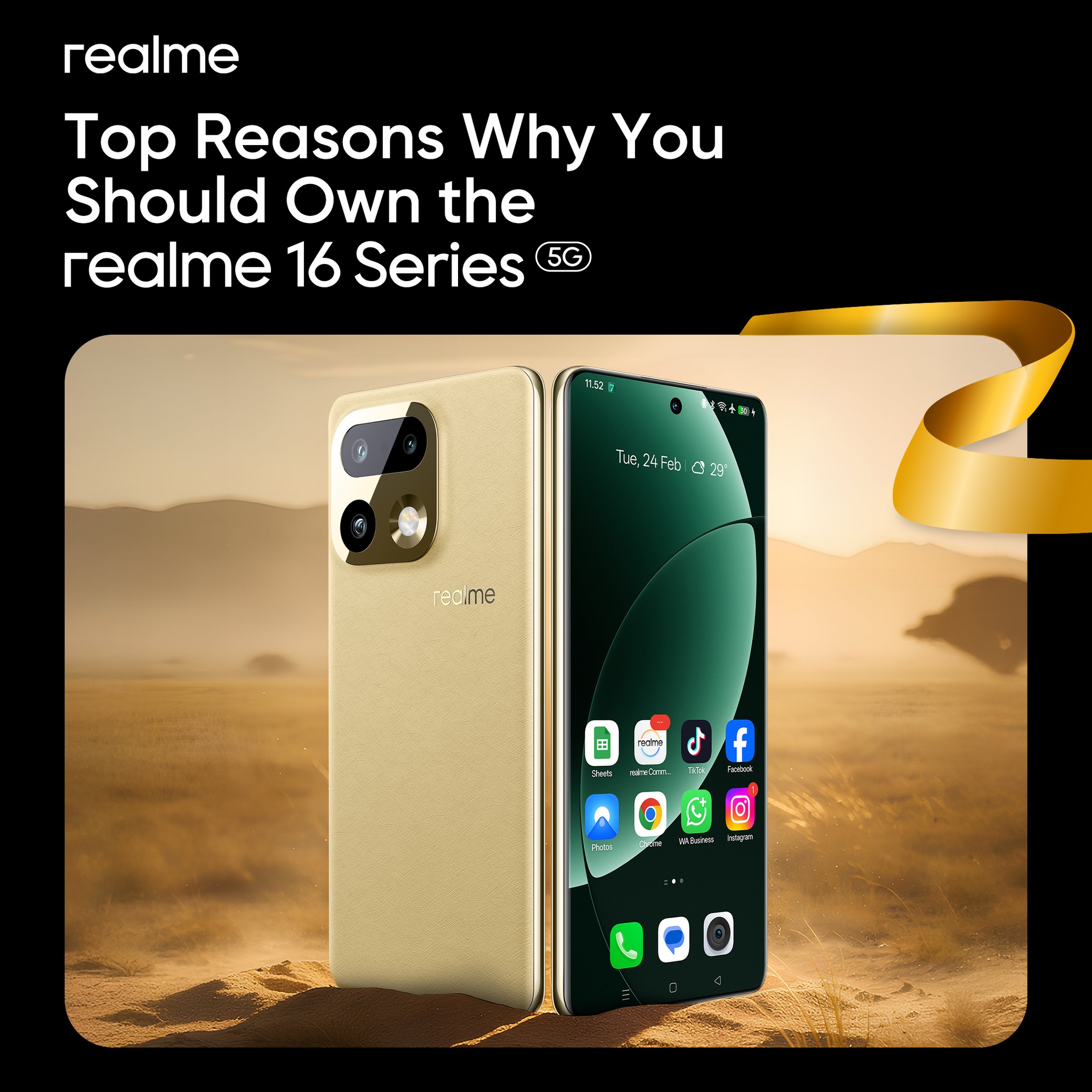 realme Facebook ad