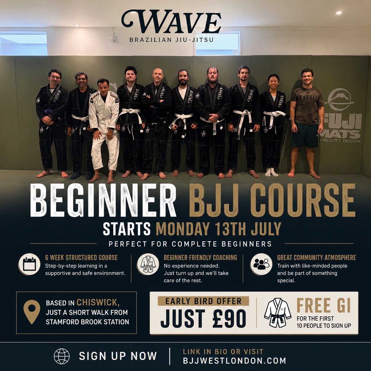 Wavebjj Facebook ad: Wave BJJ | Brazilian Jiu Jitsu West London | BJJ Chiswick