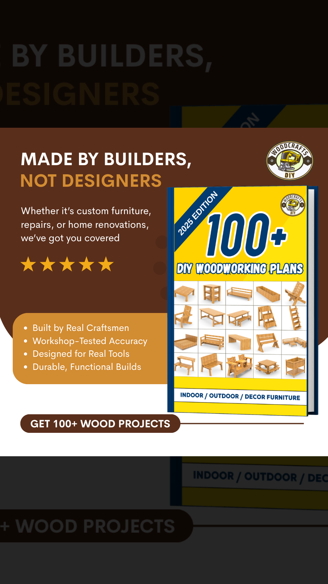 WoodCrafts DIY Facebook ad