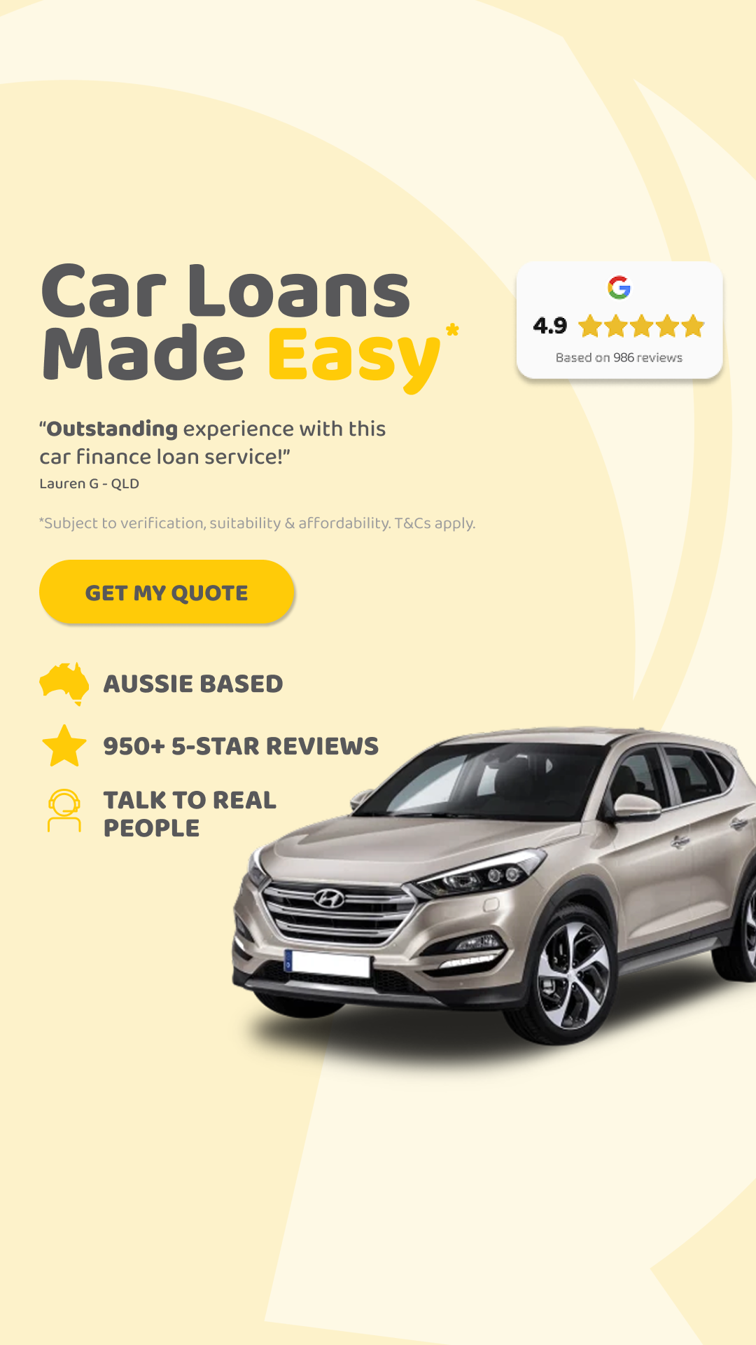 Responsive Lending Facebook ad
