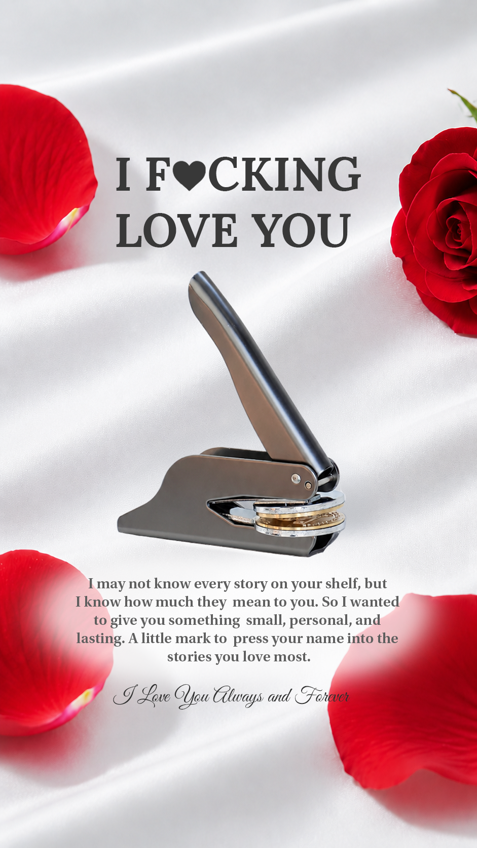 Whispering Pages Facebook ad