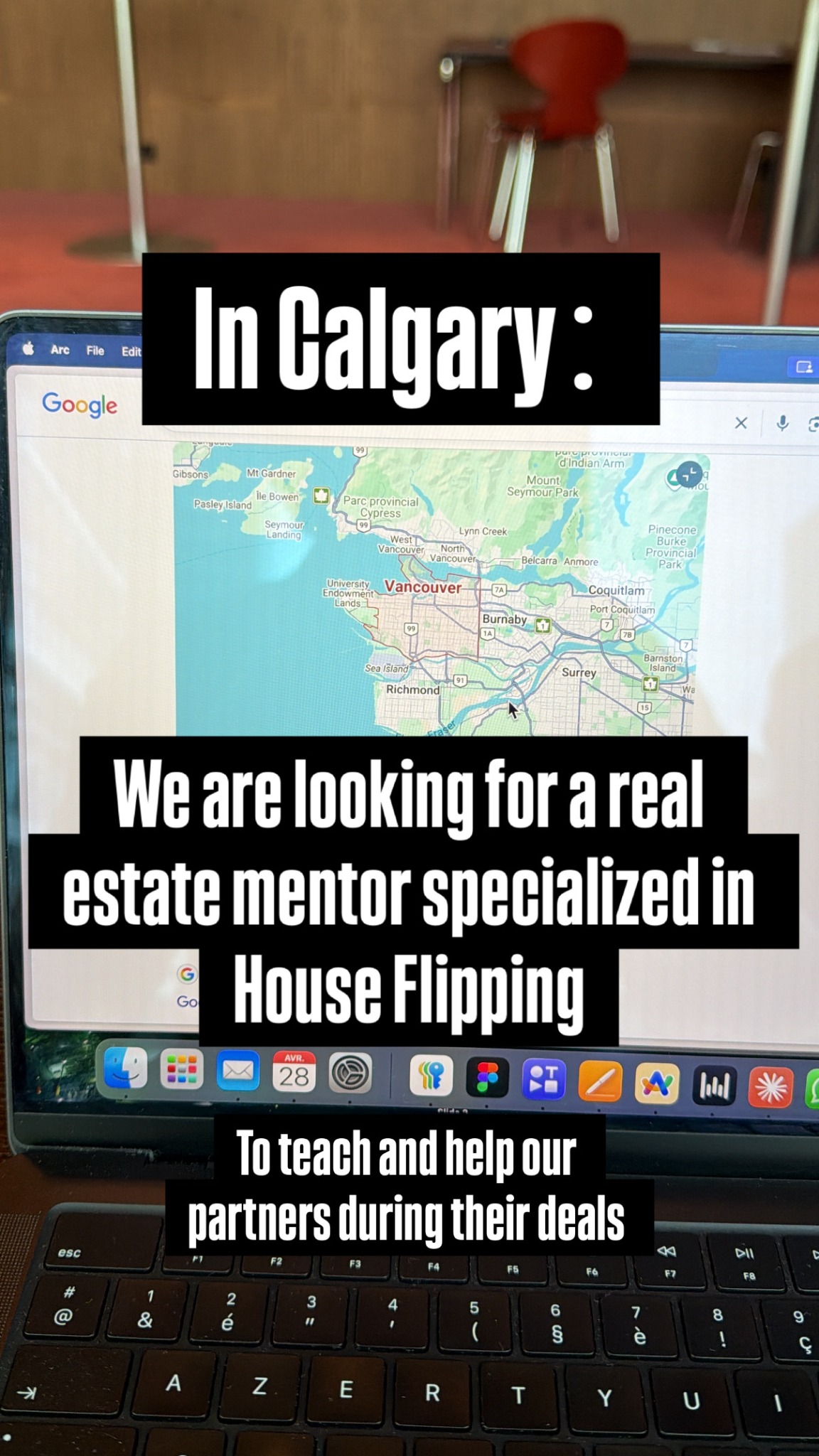Immo Deals Canada Facebook ad: Freelance Real Estate Mentor Wanted