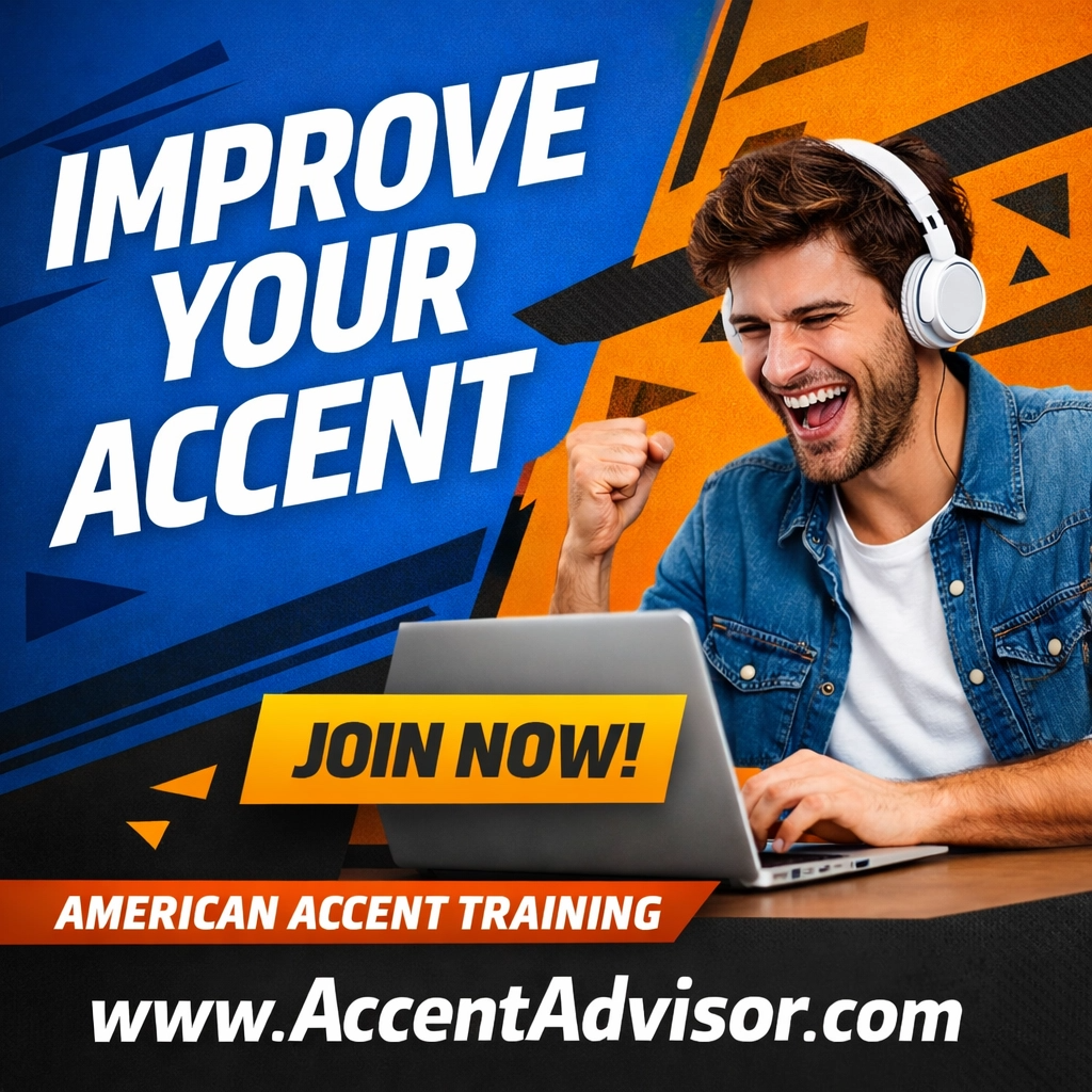 Accent Advisor - American Pronunciation Facebook ad