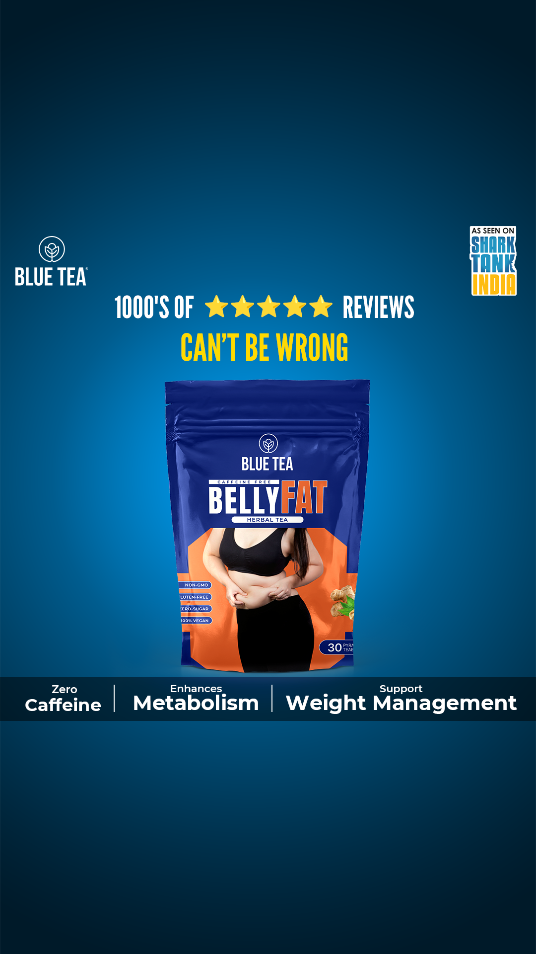 Blue Tea Facebook ad