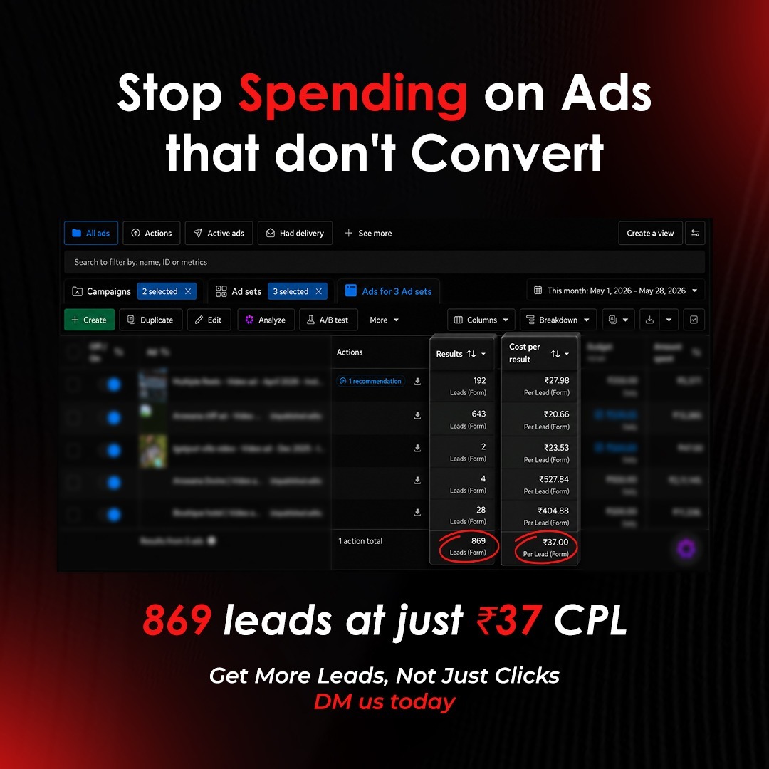 DV Media Labs Facebook ad: Stop Spending on Ads That Don't Convert