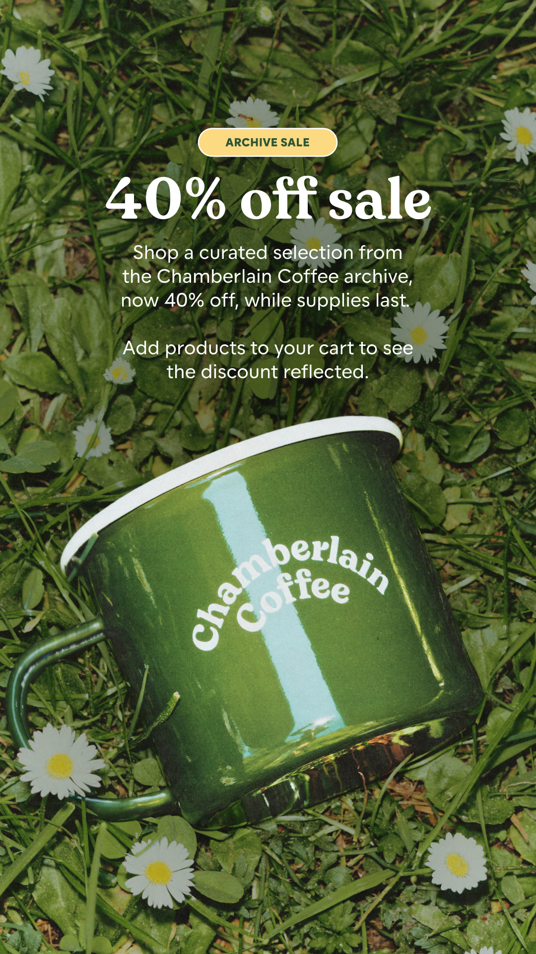 Chamberlain Coffee Facebook ad